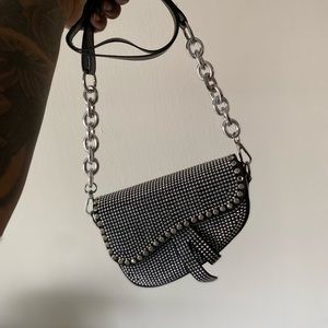 Studded Saddle Bag